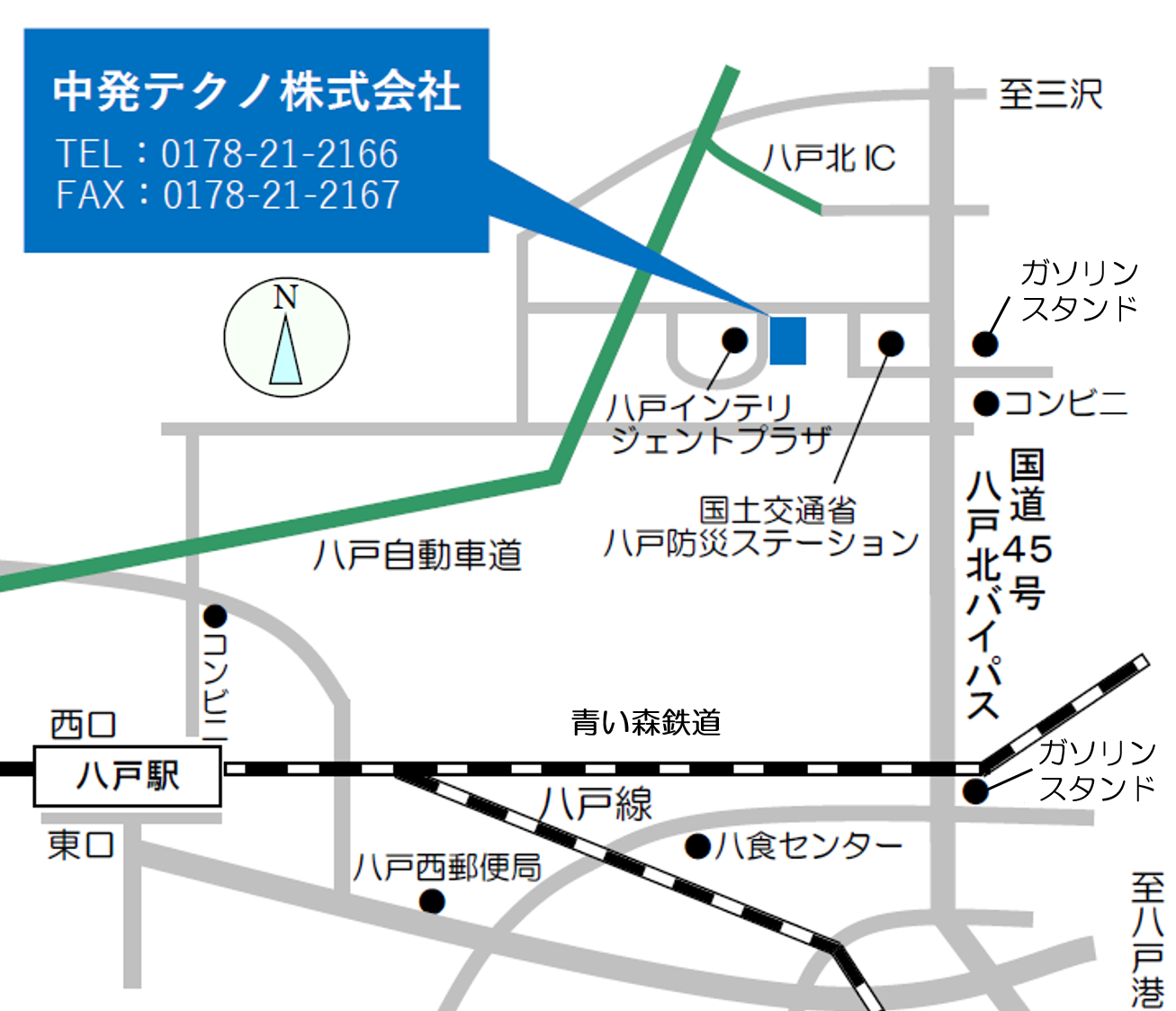 中発テクノ株式会社周辺の地図